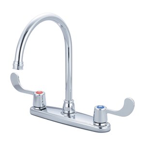 Olympia Faucets Accent Two Handle Kitchen Faucet - Polished Chrome