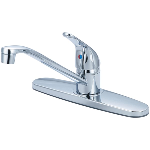 Olympia Faucets Elite Single Handle Kitchen Faucet - Polished Chrome