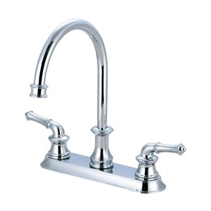 Pioneer Industries Del Mar Two Handle Kitchen Faucet - Polished Chrome