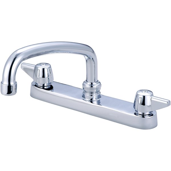 Central Brass Two Handle Cast Brass Kitchen Faucet Polished Chrome   330741617 MainImage 001 L 