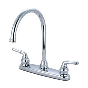 Olympia Faucets Accent Two Handle Kitchen Faucet - Polished Chrome