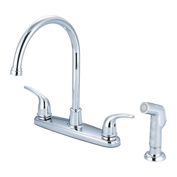 Olympia Faucets Accent Two Handle Kitchen Faucet - Polished Chrome