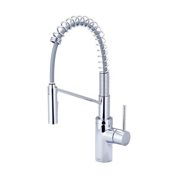 Pioneer Industries Motegi Single Handle Pre-Rinse Spring Kitchen Faucet - Polished Chrome