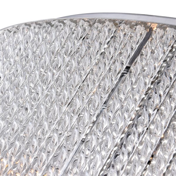 CWI Lighting Benson Chandelier - 5-Light - 10-in x 11-in - Chrome/Clear