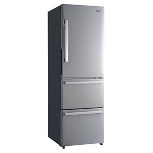 Galanz Bottom-Freezer Refrigerator - 3-Door - 12.3-cu ft - Stainless Steel