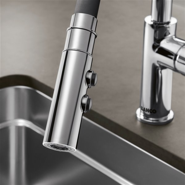 BLANCO Catris Semi-Pro Kitchen Faucet - Pull-Down - 1.5 GPM - Stainless Steel