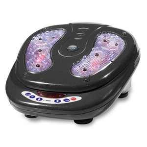iComfort Infrared Vibration Foot Massager with Wireless Remote - Black