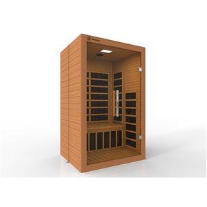Sauna à infrarouge pour 2 personnes Westinghouse 46 po x 74,8 po bois de pruche