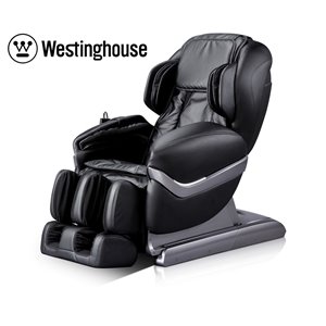 Westinghouse WES41-700S Massage Recliner - Faux Leather - Black
