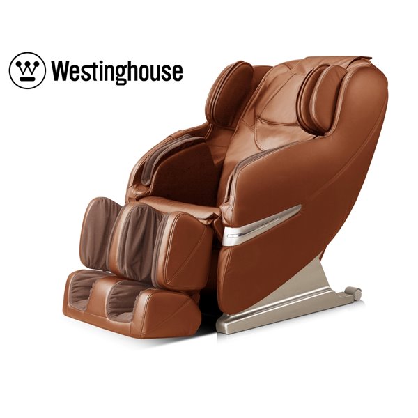 Westinghouse WES41-3000 Massage Recliner - Faux Leather - Caramel