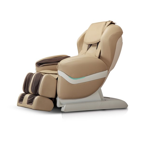 iComfort IC3800 Massage Recliner - Faux Leather - Beige