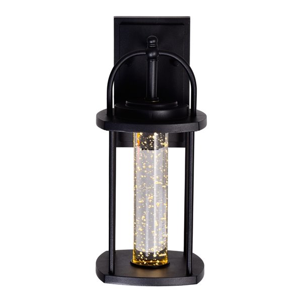 CWI Lighting Greenwood LED Outdoor Wall Lantern Sconce with Black Finish - 7-in x 6-in x 14-in