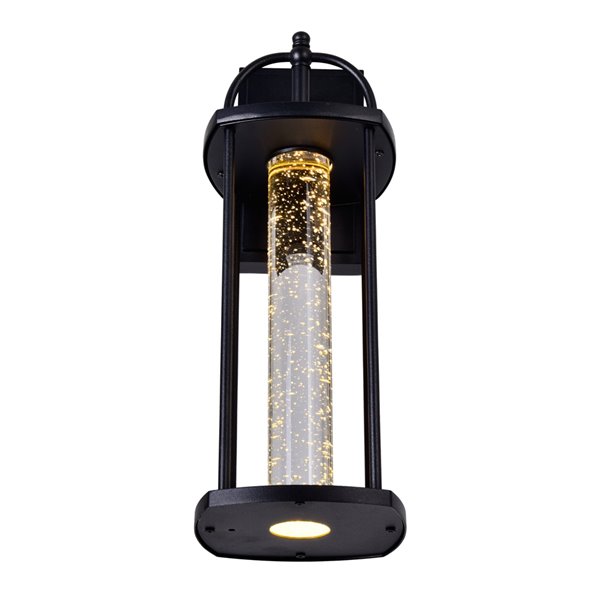 CWI Lighting Greenwood LED Outdoor Wall Lantern Sconce - Black Finish - 7-in x 6-in x 18-in