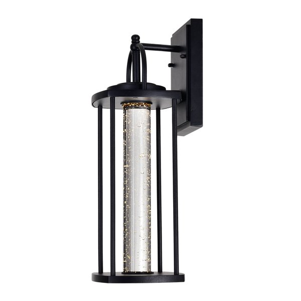 CWI Lighting Greenwood LED Outdoor Wall Lantern Sconce - Black Finish - 7-in x 6-in x 18-in