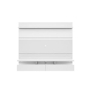 Manhattan Comfort City 1.8 Floating Wall Theater Entertainment Centre - 72.32-in x 63.42-in - Gloss White