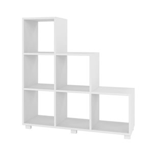 RiverRidge Home 6-Cubby, 3-Shelf Corner Cabinet in Gray 02-145 - The Home  Depot