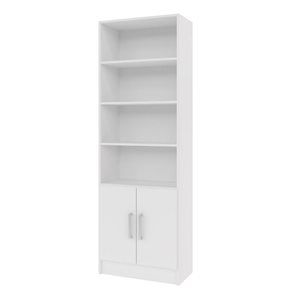 Manhattan Comfort Catarina Cabinet with 6 Shelves - 24.41-in x 71.85-in - White