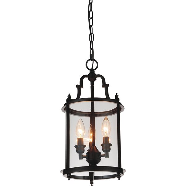 CWI Lighting Desire Mini Pendant Light - 3-Light - 9-in - Oil Rubbed Bronze