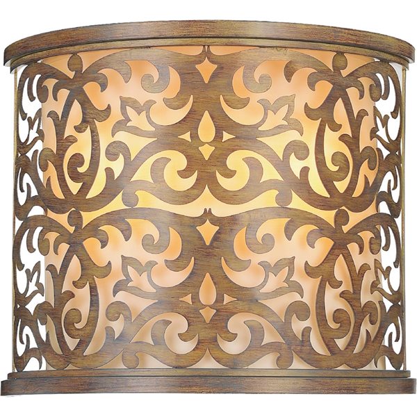 CWI Lighting Nicole Wall Sconce - 2-Light - 6-in - Brushed Chocolate