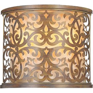 CWI Lighting Nicole Wall Sconce - 2-Light - 6-in - Brushed Chocolate