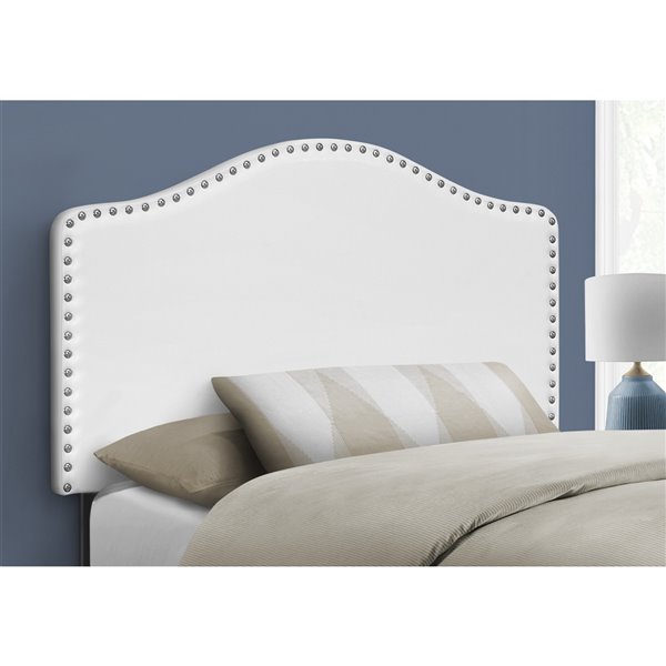 White Twin Headboard With Usb at Lisa Reyes blog