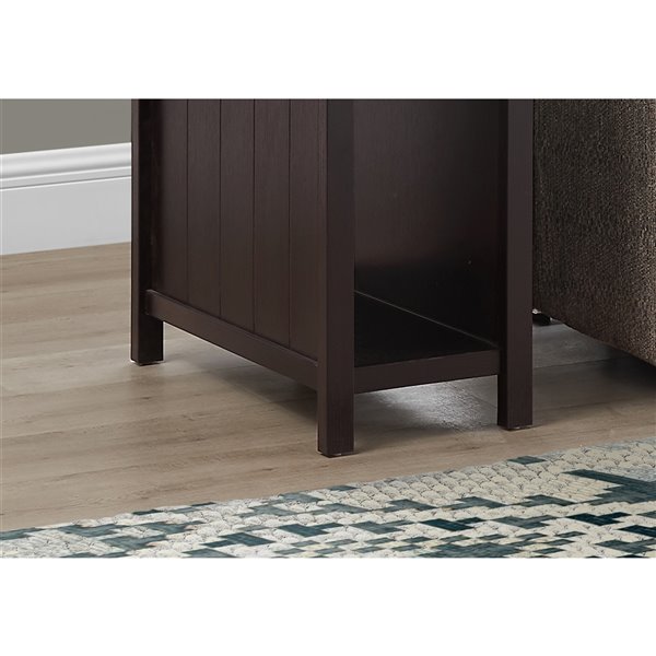 Monarch Specialties Accent Table Espresso Finish 24in H RONA