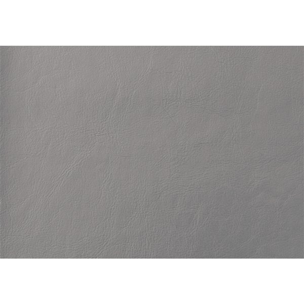 Monarch Specialties Headboard - Grey Leather Look - Twin Size