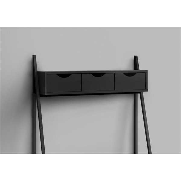 Monarch Specialties Computer Desk Black and Black Metal - 32-in L