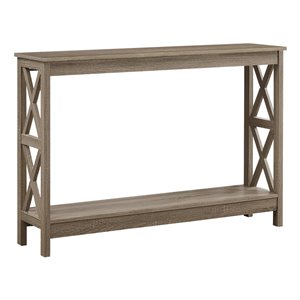 Monarch Specialties Console Table Dark Taupe 48-in L
