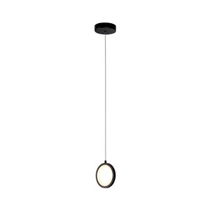 Luminaire suspendu Tania VONN Lighting, DEL, 5,5 po, noir
