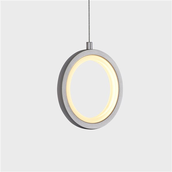 VONN Lighting Tania Integrated LED ETL Certified Pendant Light - 5.5-in - Silver