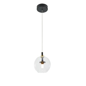 VONN Lighting Portofino LED Pendant Light - 6.5-in - Antique Brass