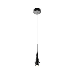 Luminaire suspendu Polaris VONN Lighting, DEL, 3,25 po, noir