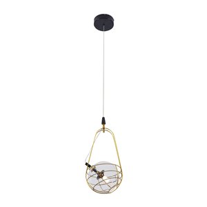 Luminaire suspendu Firenze VONN Lighting, DEL, 7,75 po, laiton antique
