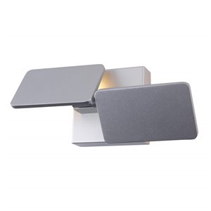 VONN Lighting Eclipse Rotative Wall Sconce - LED - 12-in - Silver