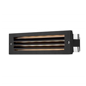 VONN Lighting Rectangular Outdoor Step Light - LED - 10-in - Black