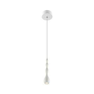 Luminaire suspendu moderne Polaris VONN Lighting, DEL, 3 po, blanc