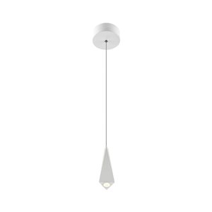 VONN Lighting Polaris Modern LED Pendant Light - 3-in - White