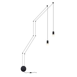 VONN Lighting Expression LED Pendant Light - 9.75-in - Black