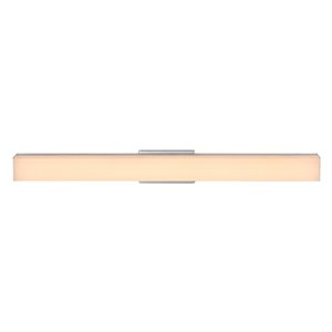 VONN Lighting Procyon Vanity Light - LED - 24-in x 2.25-in - Silver/White