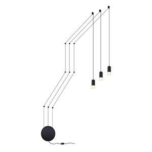 Luminaire suspendu Expression VONN Lighting, DEL, 11 po, noir