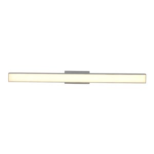 VONN Lighting Procyon Rectangular Vanity Light - LED - 24-in x 2.25-in - Silver