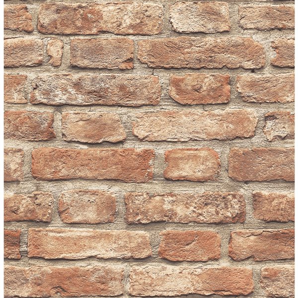 Textured Brick Peel  Stick Wallpaper White  Threshold  Target
