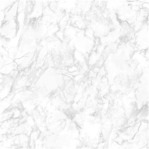 Scott Living Calacatta Marble Self-Adhesive Wallpaper - 20.5-in x 18-ft - White