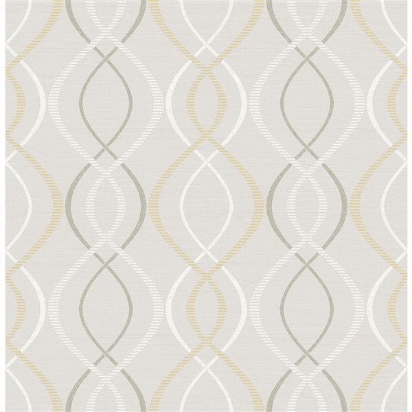 Scott Living Relativity Self-Adhesive Wallpaper - 20.5-in x 18-ft - Beige/Taupe