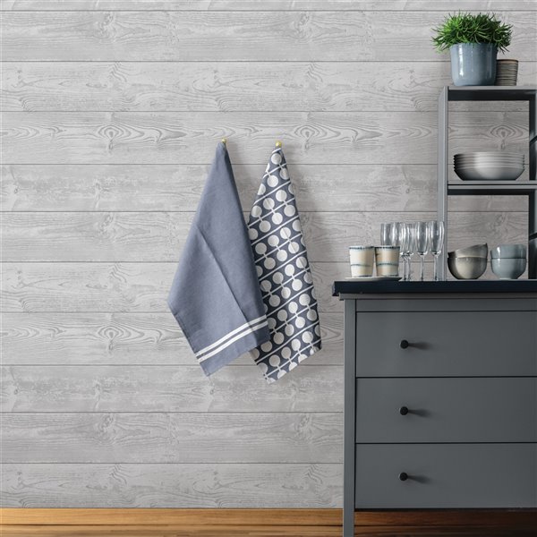 Scott Living Urban Self-Adhesive Wallpaper - 20.5-in x 18-ft - Grey