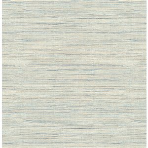Scott Living Artisan Weave Self-Adhesive Wallpaper - 20.5-in x 18-ft - Grey-Blue