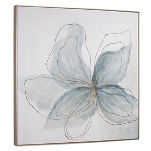 Toile murale Gild Design House "Flor Azul", 40 po x 40 po