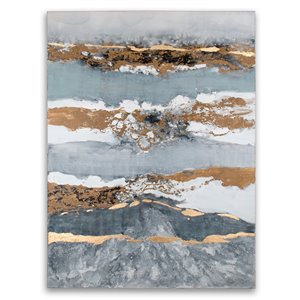 Toile murale Gild Design House "Lumière scintillante", 75 po x 20 po