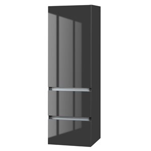Armoire à lingerie collection Sangallo Gloss de Cutler Kitchen & Bath, gris taupe
